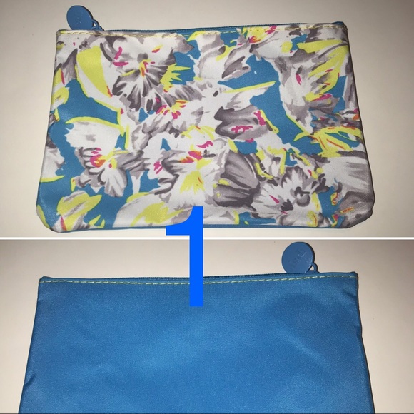 💋 IPSY Makeup Bag Set (Light Blue Tones) - Picture 2 of 3
